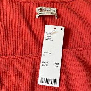 Burnt orange urban outfitters crop top new with tags!